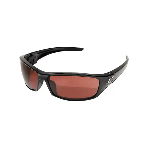 Edge Eyewear SR115 Safety Glasses Reclus Copper Lens Black Frame