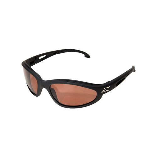 EDGE TSM215 Polarized Safety Glasses, Unisex, Polycarbonate Lens, Full Frame, Nylon Frame, Black Frame