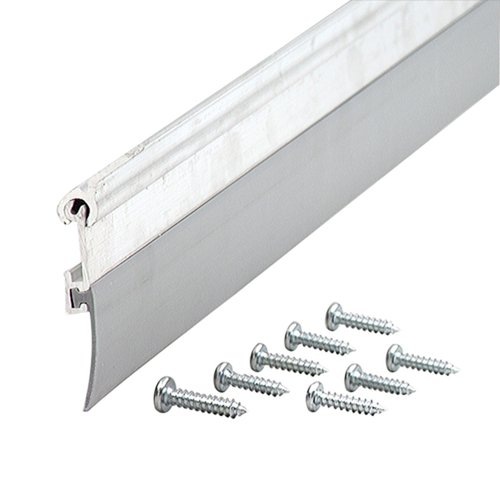 Sweep Silver Aluminum/Vinyl For Garage Doors 3" L Silver