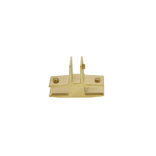 Gold Plated 3-Way 90 Degree Economy Glass Connectors for 1/2" Glass