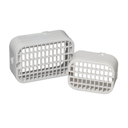 Rodent Guard 2" W X 3" L White Plastic White