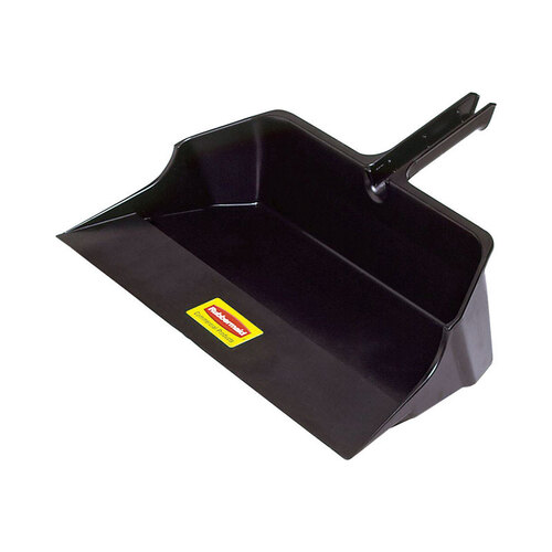 Rubbermaid FG9B6000BLA Dust Pan Plastic Heavy Duty Black