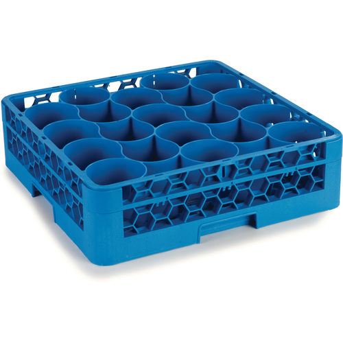 Carlisle Foodservice 20 Compartment Rack With 2 Extenders Carlisle Blue, 3 Each