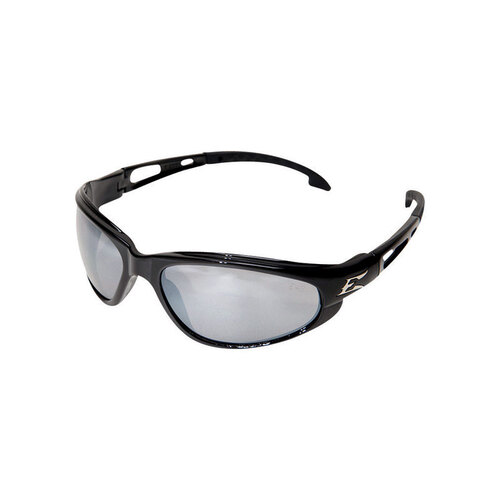 EDGE SW117 Non-Polarized Safety Glasses, Unisex, Polycarbonate Lens, Full Frame, Nylon Frame, Black Frame