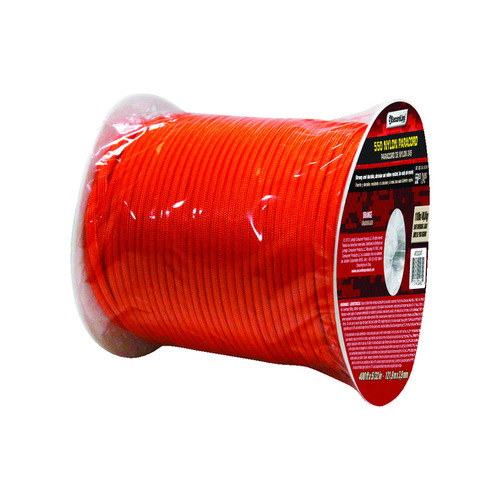 Paracord 5/32" D X 400 ft. L Orange Braided Nylon Orange