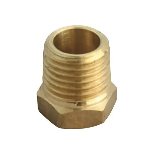 Hex Bushing 1" MPT T X 3/4" D FPT Brass