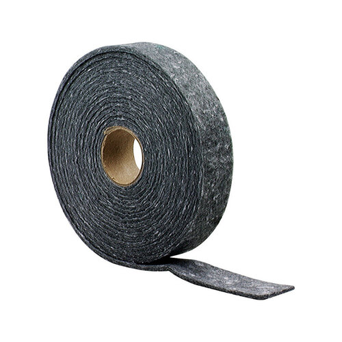 Weatherstrip Gray Felt For Doors and Windows 17 ft. L X 3/16" Gray