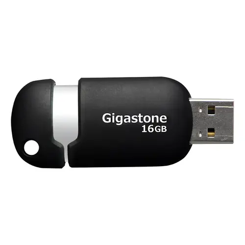 Gigastone GS-Z16GCNBL-R Classic Series 16 GB USB Flash Drive Black