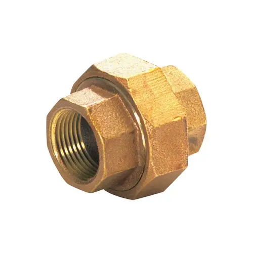 Union 3/4" FPT X 3/4" D FPT Red Brass