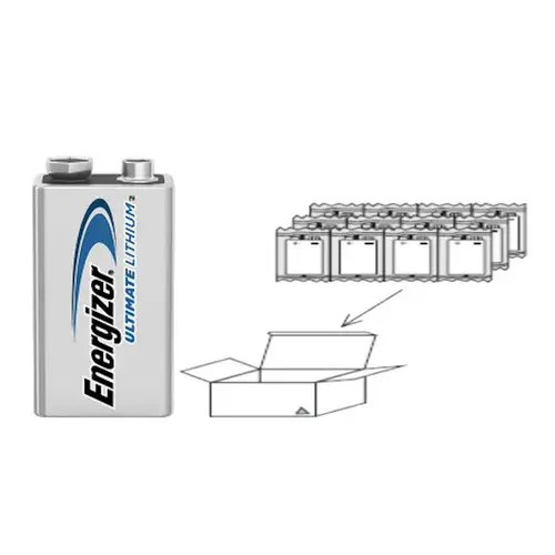 Batteries Ultimate Lithium 9-Volt 1000 Ah