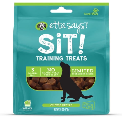 Etta Says! 44700815 Training Treats Sit! Cheese Grain Free For Dogs 6 oz