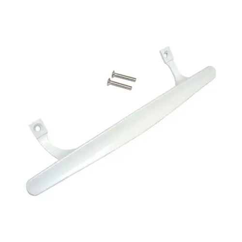 Patio Door Handle Set 1.75" L White Metal White