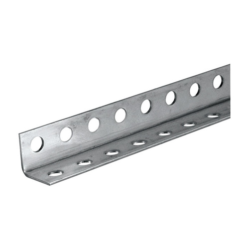 Boltmaster 11138 Perforated Angle 1-1/4" W X 72" L Steel Zinc Plated