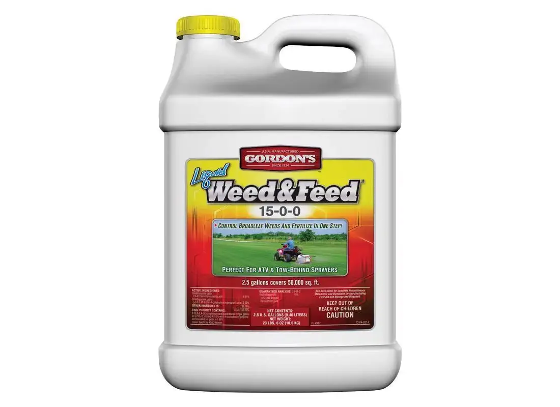 Gordon's 7311122 Weed and Feed Fertilizer, 2.5 gal Jug