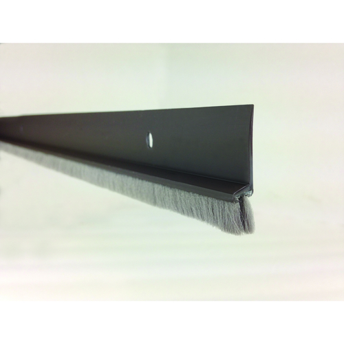 Brush Sweep Brown Vinyl For Doors 36" L X 2.75" Brown