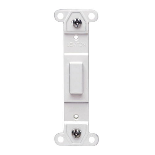 Wall Plate White 1 gang Plastic Blank White