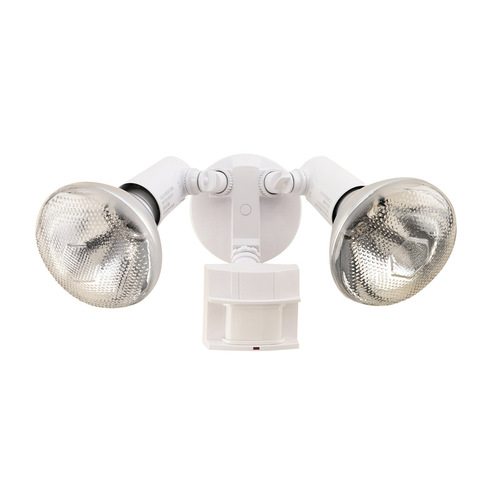 heath zenith motion sensing hardwired halogen white security light