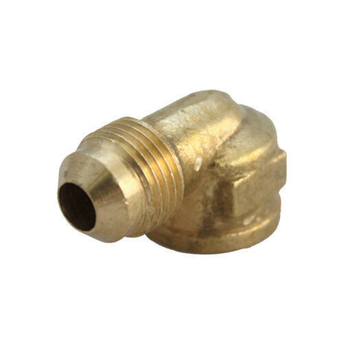 90 Degree Elbow 3/8" Flare T X 3/4" D FPT Brass