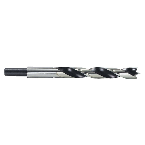 7/16" Brad Point Drill Bit - 5-19/32" Overall Length - High-Speed Steel - 3/8" Shank