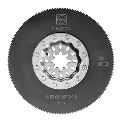 FEIN 63502097210 Saw Blade Starlock 3-3/8" S X 3-3/8" L High Speed Steel