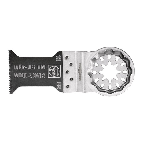 FEIN 63502160260 E-Cut Long-Life Saw Blade Starlock 1-3/8" X 1-3/8" L Bi-Metal Black