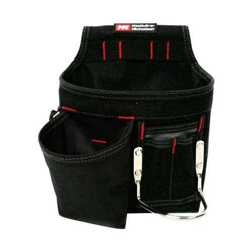Tool Pouch Polyester 6 pocket Black Black