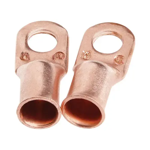 LUG CBL CU NO1/0 STUD 3/8IN Pair Copper