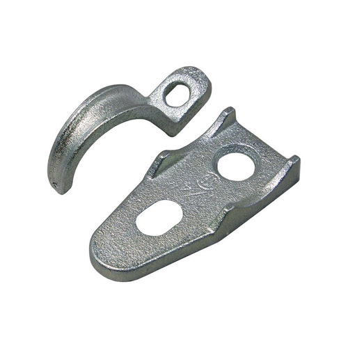 Clamp Back and Strap ProConnex 2" D Zinc-Plated Iron