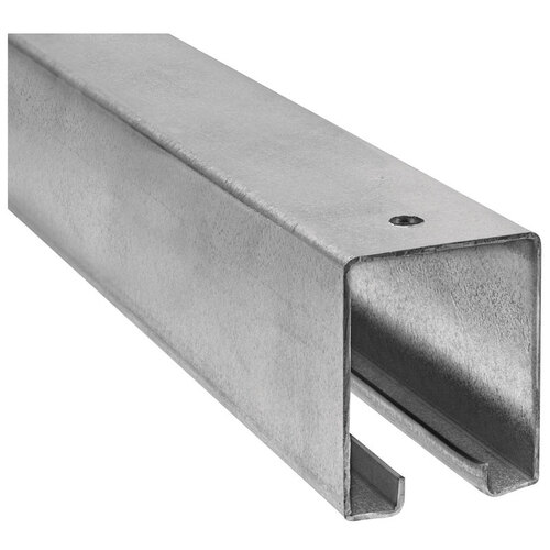 National Hardware N105-270 Box Rail, Steel, Galvanized, 1-57/64 in W, 2-13/32 in H, 12 ft L