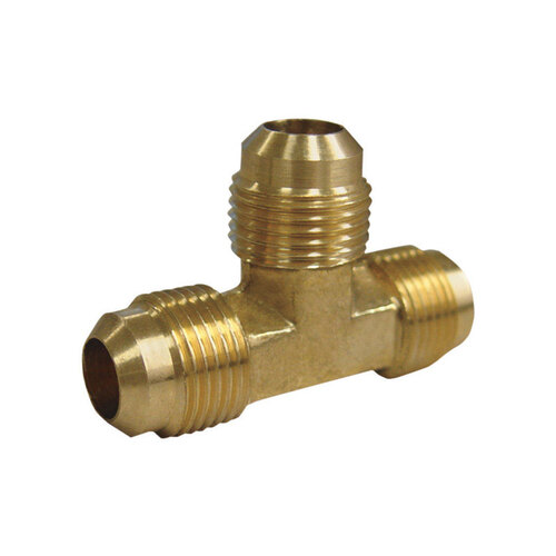 Tee 5/16" Flare T X 5/16" D Flare Brass