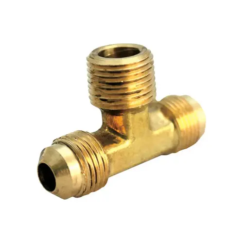 Reducing Tee 1/4" Flare T X 1/4" D Flare Brass