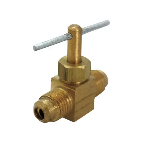 Needle Valve 3/8" 3/8" Brass