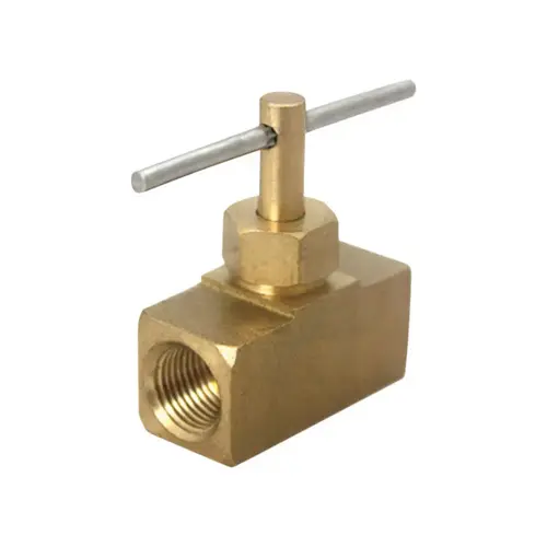 Needle Valve 1/8" 1/8" Brass