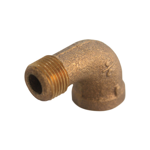 90 Degree Street Elbow 1" FPT X 1" D MPT Red Brass