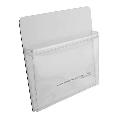 Magnet Source 08142 Magnetic Pouch 6.5" L X 6.5" W White Polymer Resin 60 lb. pull White