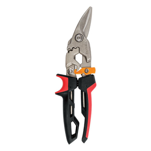 Aviation Snips PowerGear 11.94" Steel Left Red