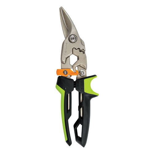 Aviation Snips PowerGear 11.94" Steel Right Green