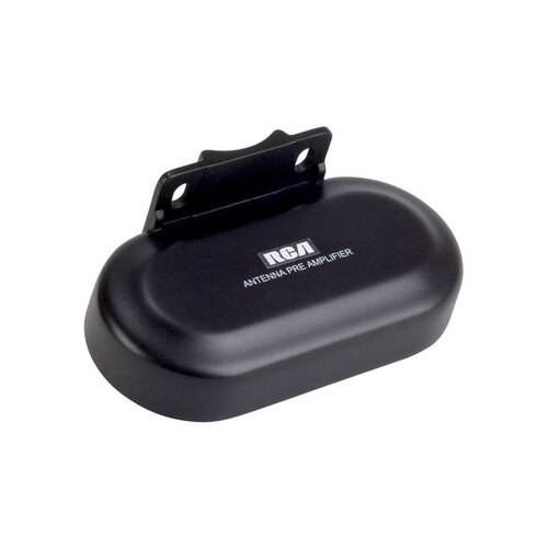 RCA TVPRAMP12E Antenna Pre Amplifier Outdoor HDTV Black
