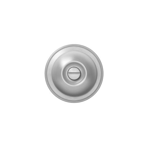 Bed and Bath Knob Corona Satin Stainless Steel Right or Left Handed Satin Stainless Steel