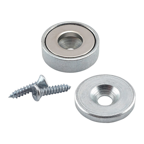 Magnet Source 07573 Super Latch Magnets .281" L X .875" W Silver Neodymium 23 lb. pull Silver