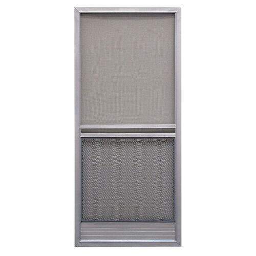 Screen Door 79-3/4" H X 31-1/4" W Capri Gray Steel Gray