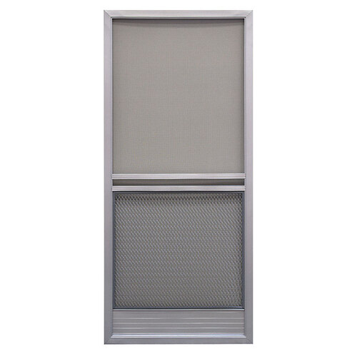 Screen Door 79-3/4" H X 35-1/4" W Capri Gray Steel Gray