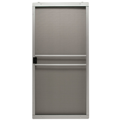 Adjustable Sliding Screen Door 80-3/4" H X 36" W Branson Gray Steel Gray