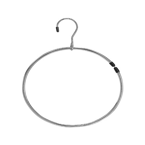 Belt Ring Hanger 11" H X 1-7/8" W X 7-7/8" L Chrome Silver