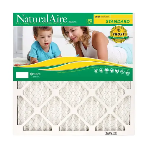 Air Filter NaturalAire 13-1/2" W X 21-5/8" H X 1" D Synthetic 8 MERV Pleated 1 - pack of 12