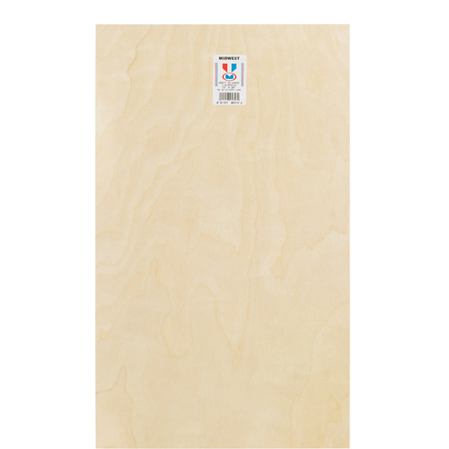 Midwest Products 5316 Plywood 12" W X 24" L X 1/4" T