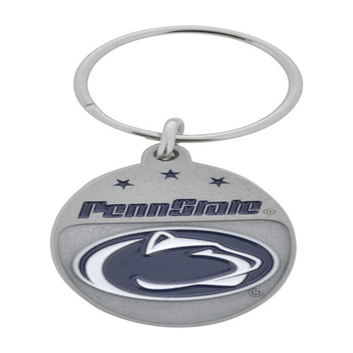 Key Chain Penn State Metal Silver Decorative Silver