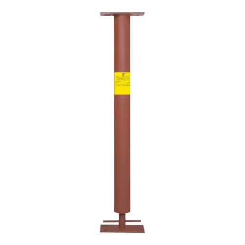 Marshall Stamping AC38303 Extend-O-Column Series Round Column, 8 ft 3 in to 8 ft 7 in Red