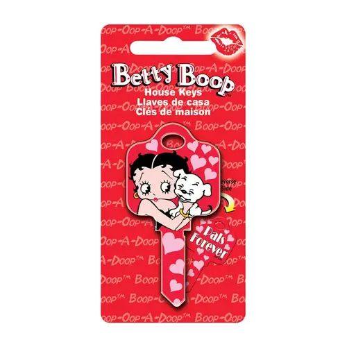 Key Blank Betty Boop Pals Forever House/Office 68 SC1 Single For Schlage Locks Red - pack of 5