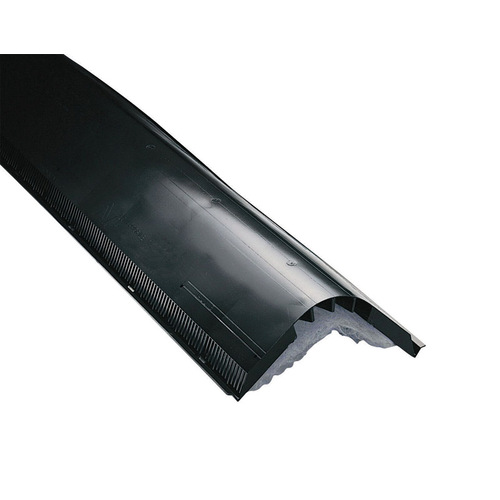 All Season Shingle Over Ridge Vent 2" H X 14" W X 48" L Black Plastic Black - pack of 10